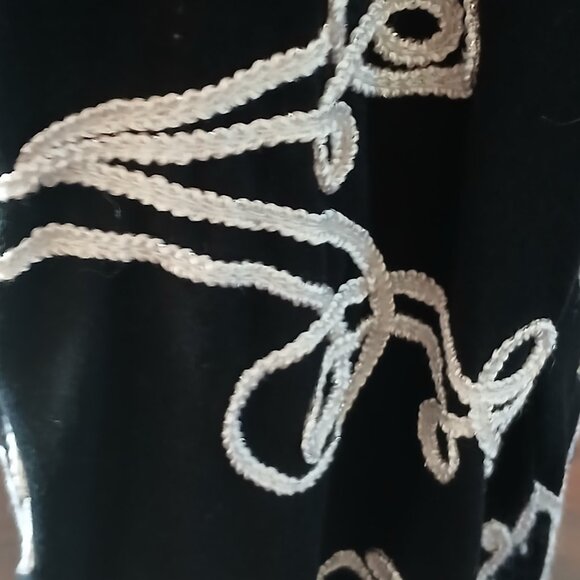 Objects D'art Black & White Embroidered Top/Tunic Size XL - Picture 5 of 14